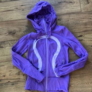 Purple lululemon zip up